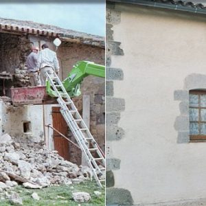 photo restauration de bâtiment